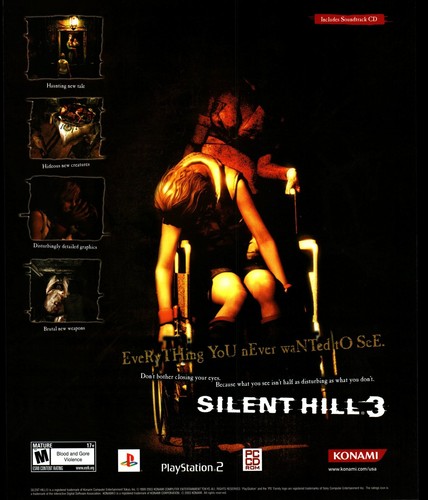 Konami silent hill - konami, 3