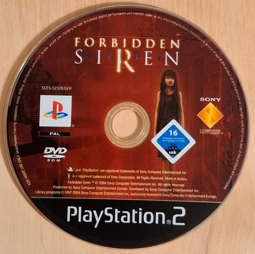 Forbidden siren ps2 - siren,